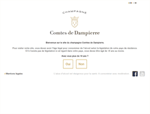 Tablet Screenshot of dampierre.com